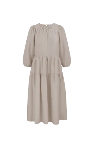 Tiered Sleeved Dress -- Organic Cotton