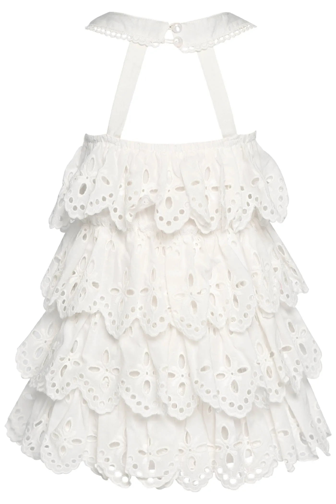 Toddler Baby Girl's Eyelet Tiered Dress