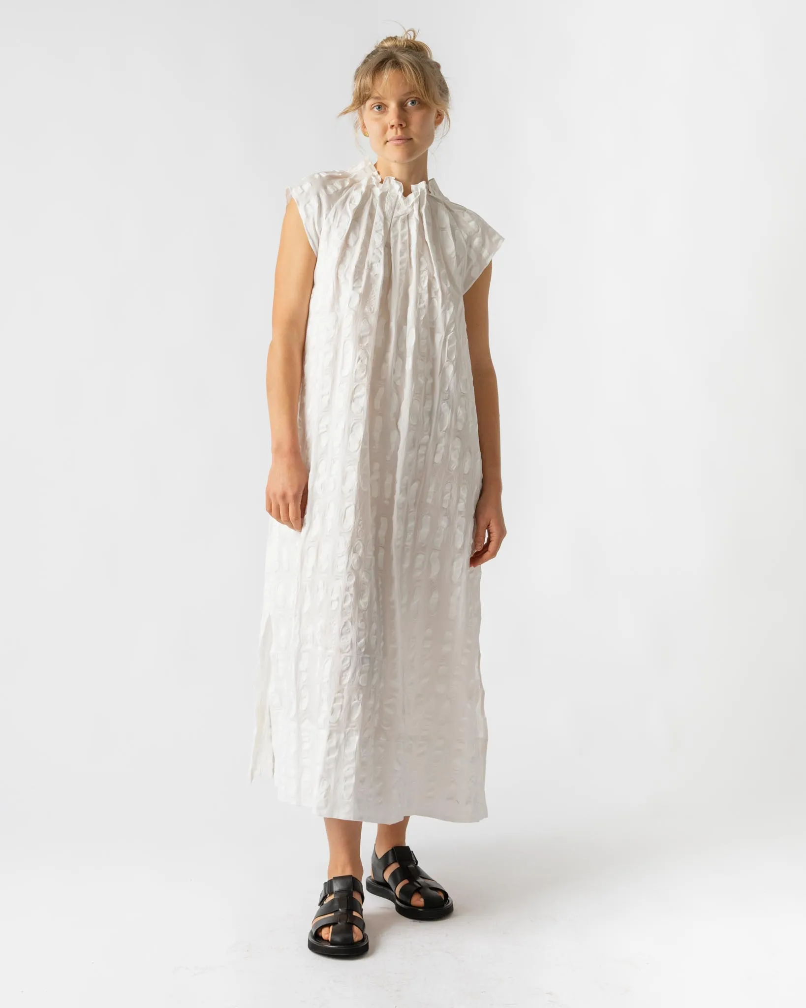 Toogood The Magician Dress in Chalk