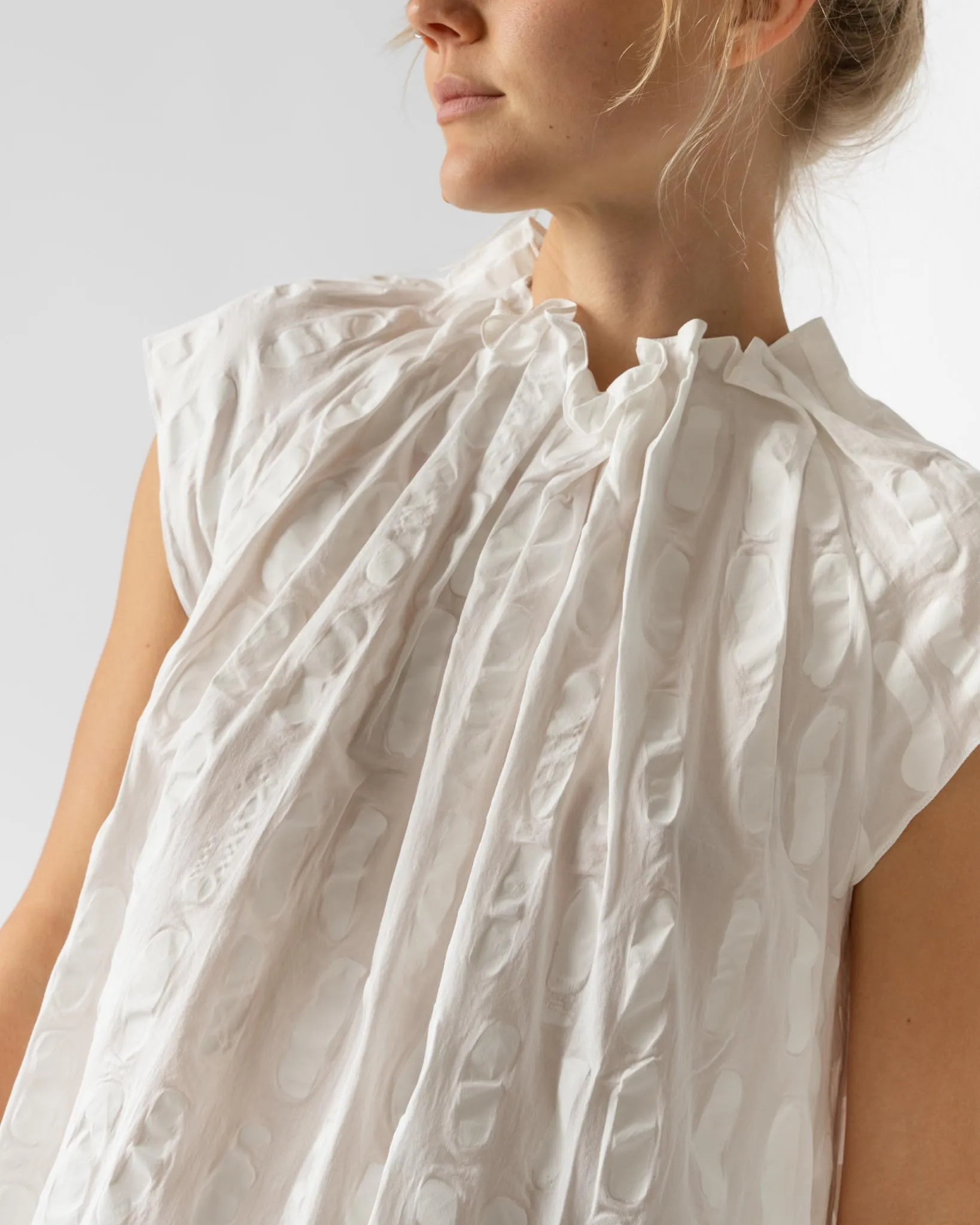 Toogood The Magician Dress in Chalk