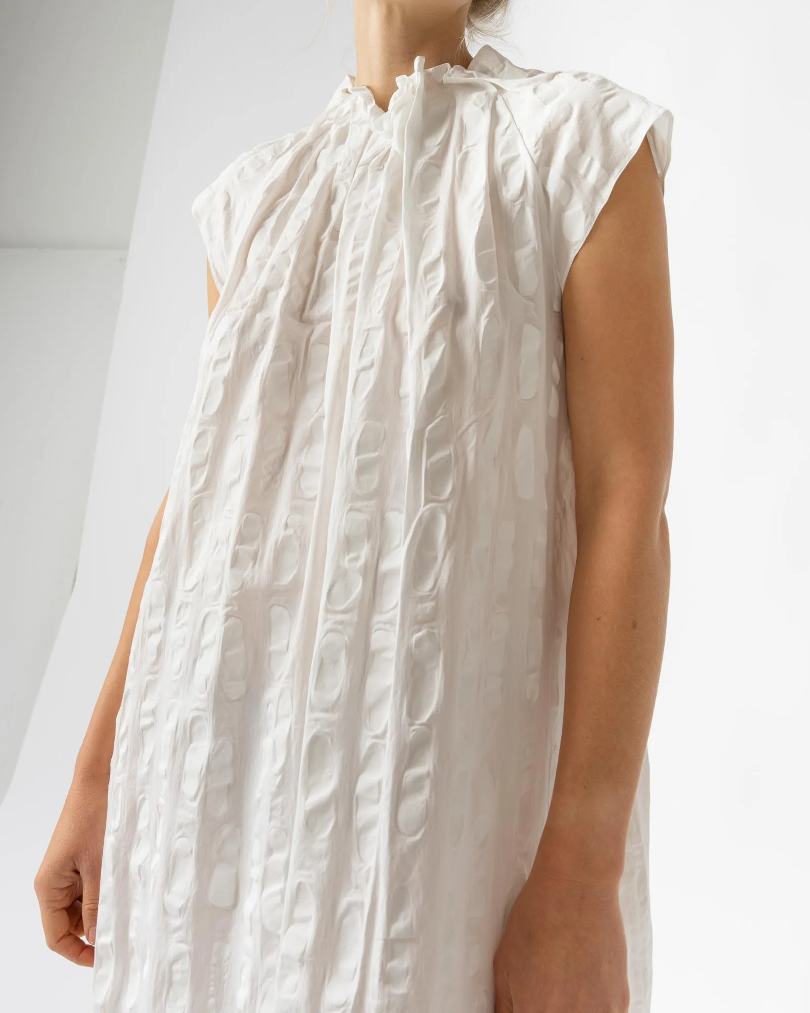 Toogood The Magician Dress in Chalk