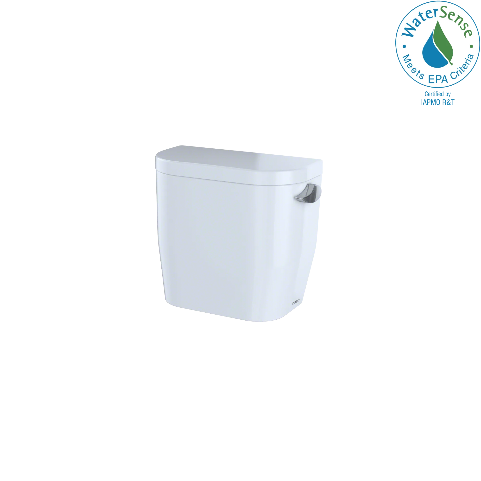 TOTO Entrada E-Max 1.28 GPF Toilet Tank with Right-Hand Trip Lever, Cotton White ST243E#01