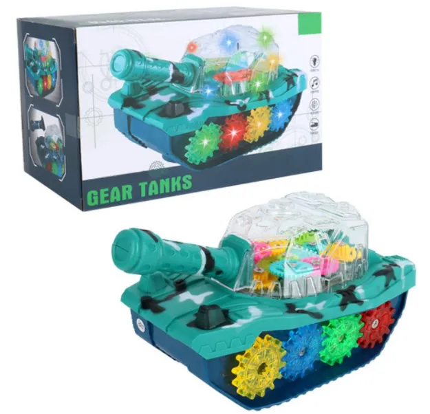 Transparent Gear Tank With LED Lights