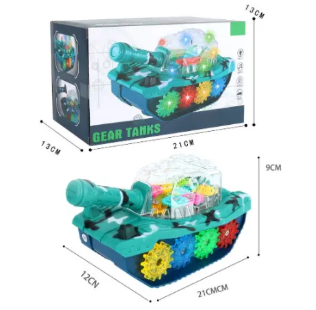Transparent Gear Tank With LED Lights