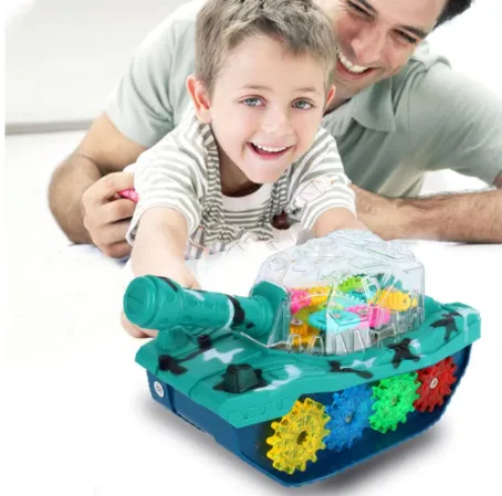 Transparent Gear Tank With LED Lights