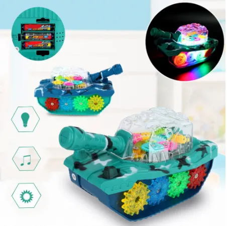 Transparent Gear Tank With LED Lights
