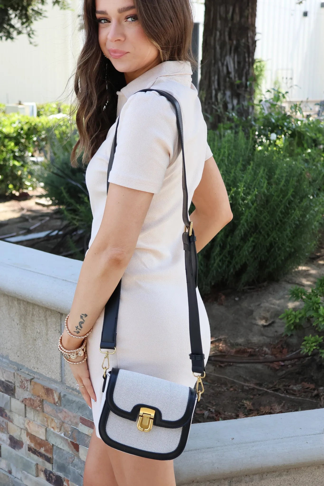 Trend Setter Mini Dress In Taupe