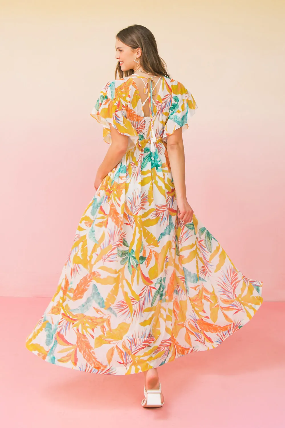 Tropical Sun Maxi Kimono