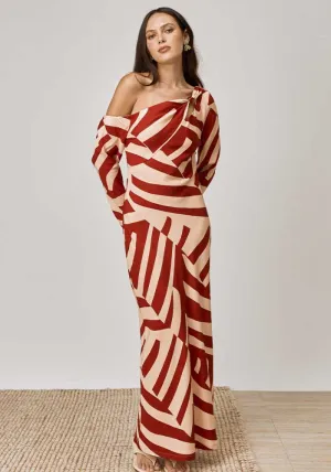 Tropico Midi Dress With Sleeves