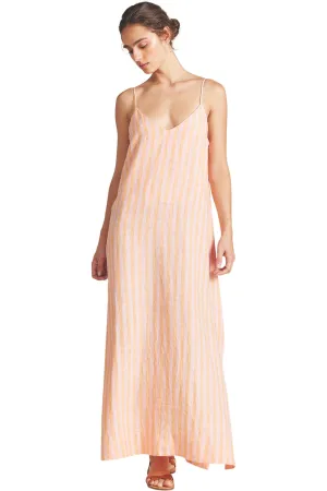 Trovata Birds of Paradis Reva Dress in Creamsicle Stripe