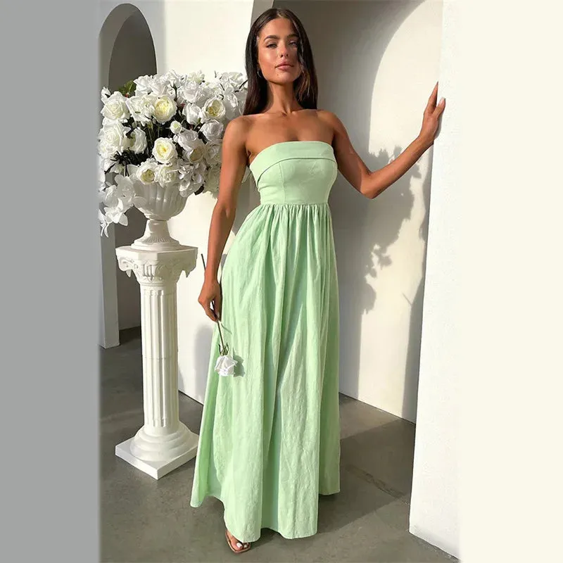 Tube Flare Stylish Maxi Dress