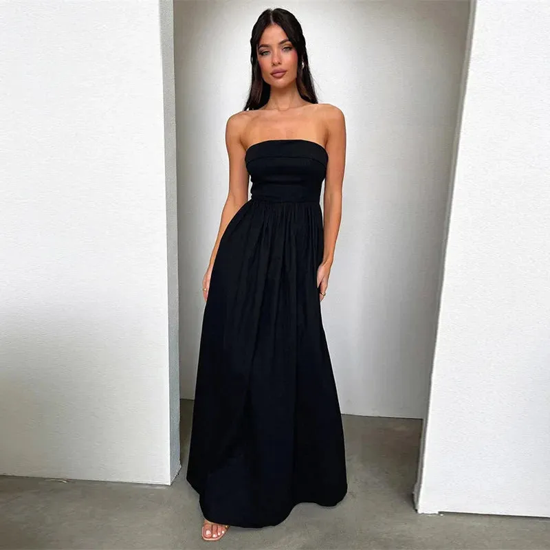 Tube Flare Stylish Maxi Dress