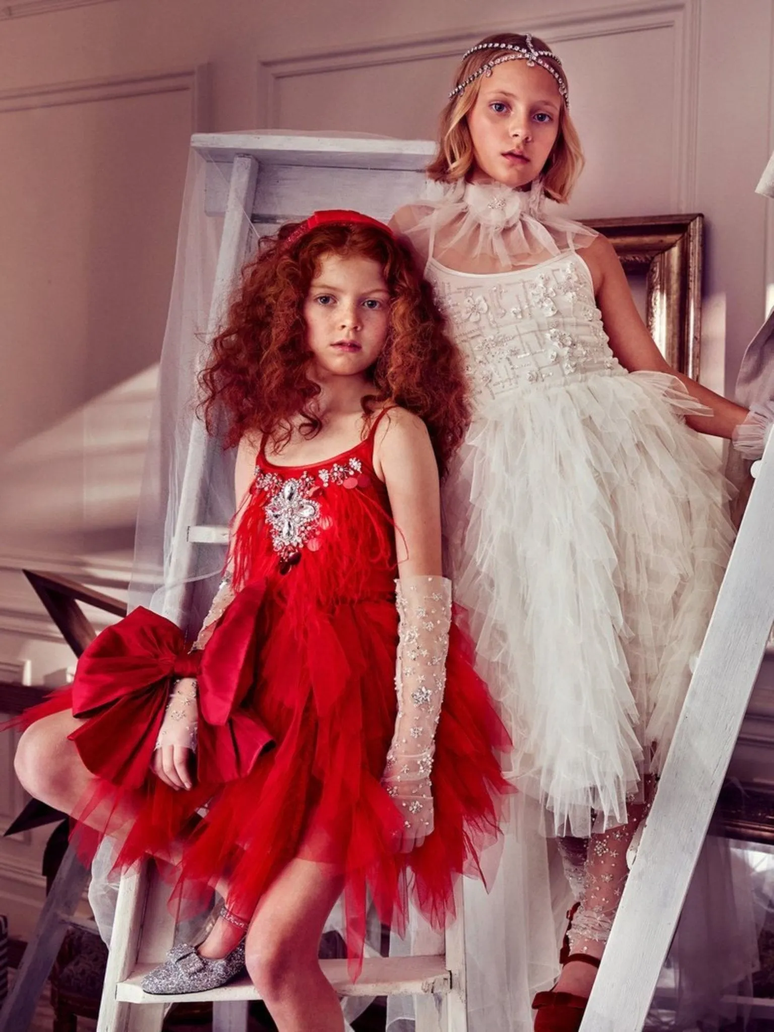 Tutu Du Monde Girls Holiday Red Abigail Tutu Dress