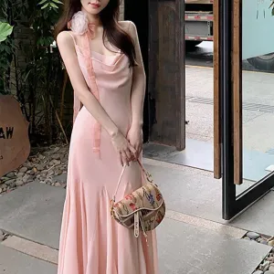 Uniwim avant garde dress to impress Summer Slim Fit Waist Slimming Dress Romantic Fairy Dress