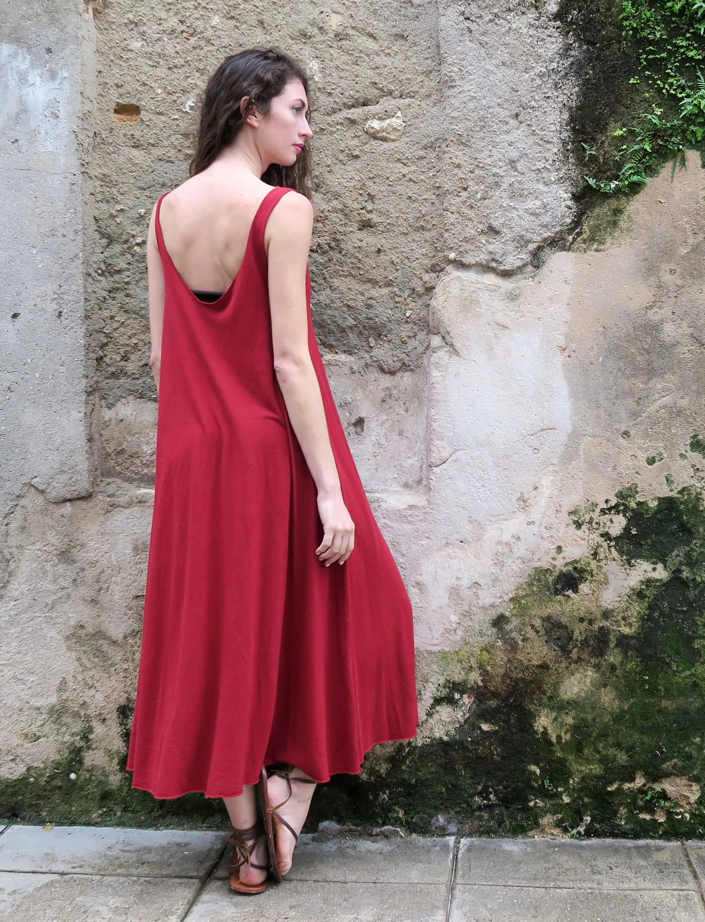 Utility Tank Wanderer Below Knee Dress