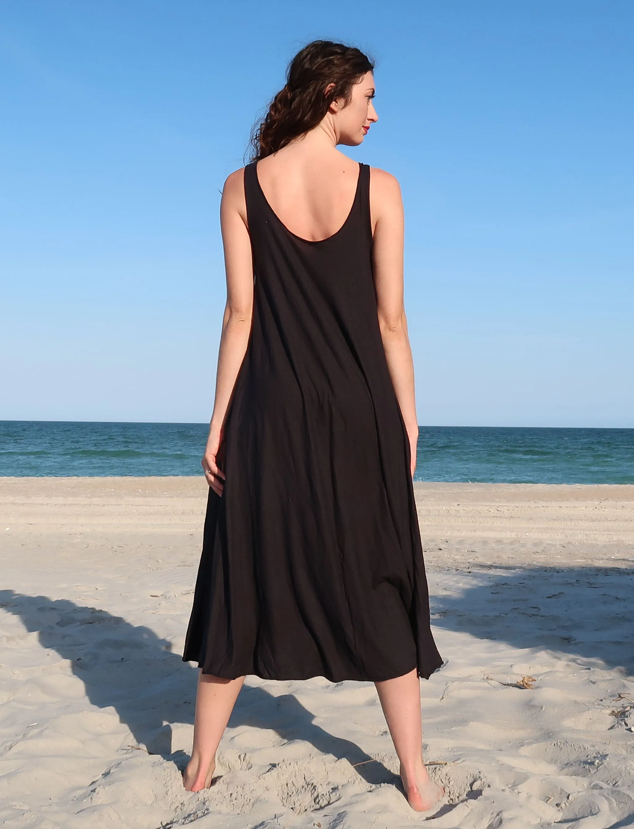 Utility Tank Wanderer Below Knee Dress