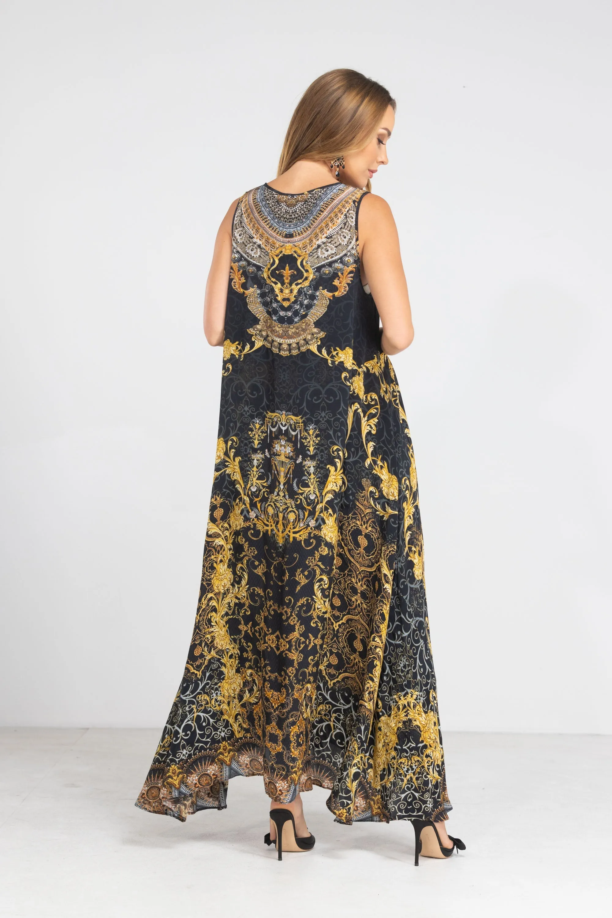 VALLETTA - SLEEVELESS MAXI DRESS