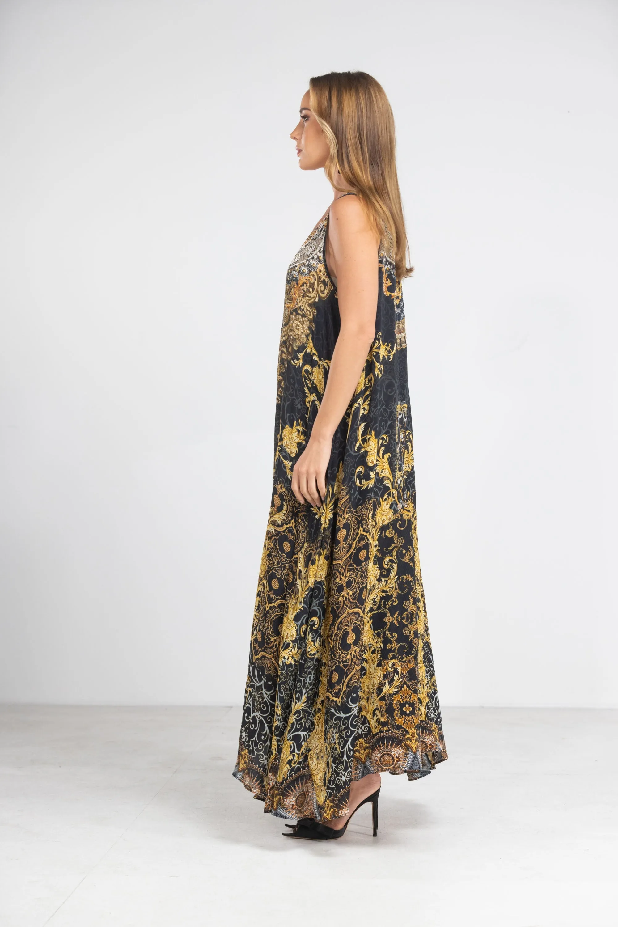 VALLETTA - SLEEVELESS MAXI DRESS