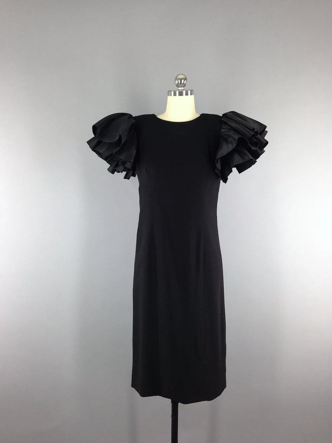 Vintage 1980s Cocktail Dress / Morton Myles