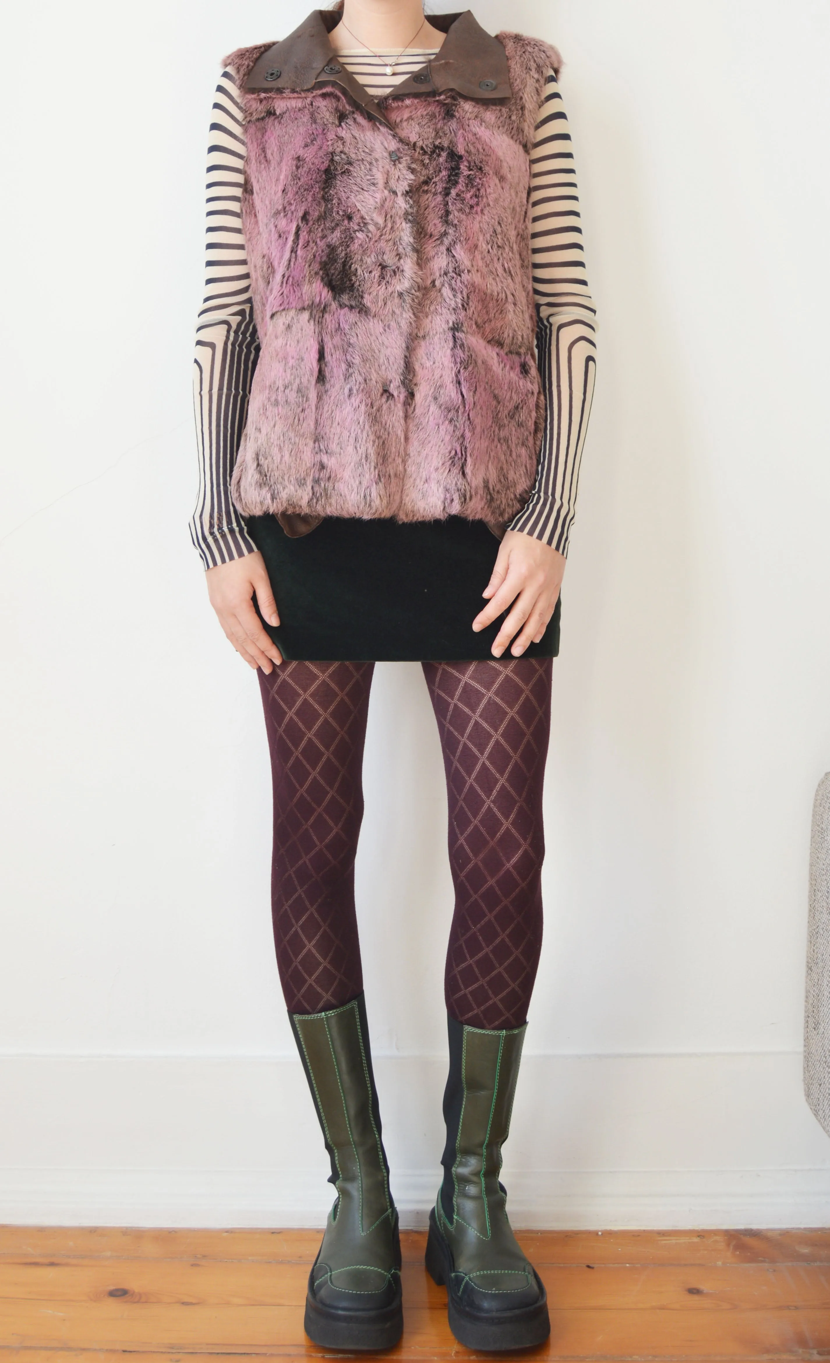 Vintage Iceberg Reversible Fur Gilet
