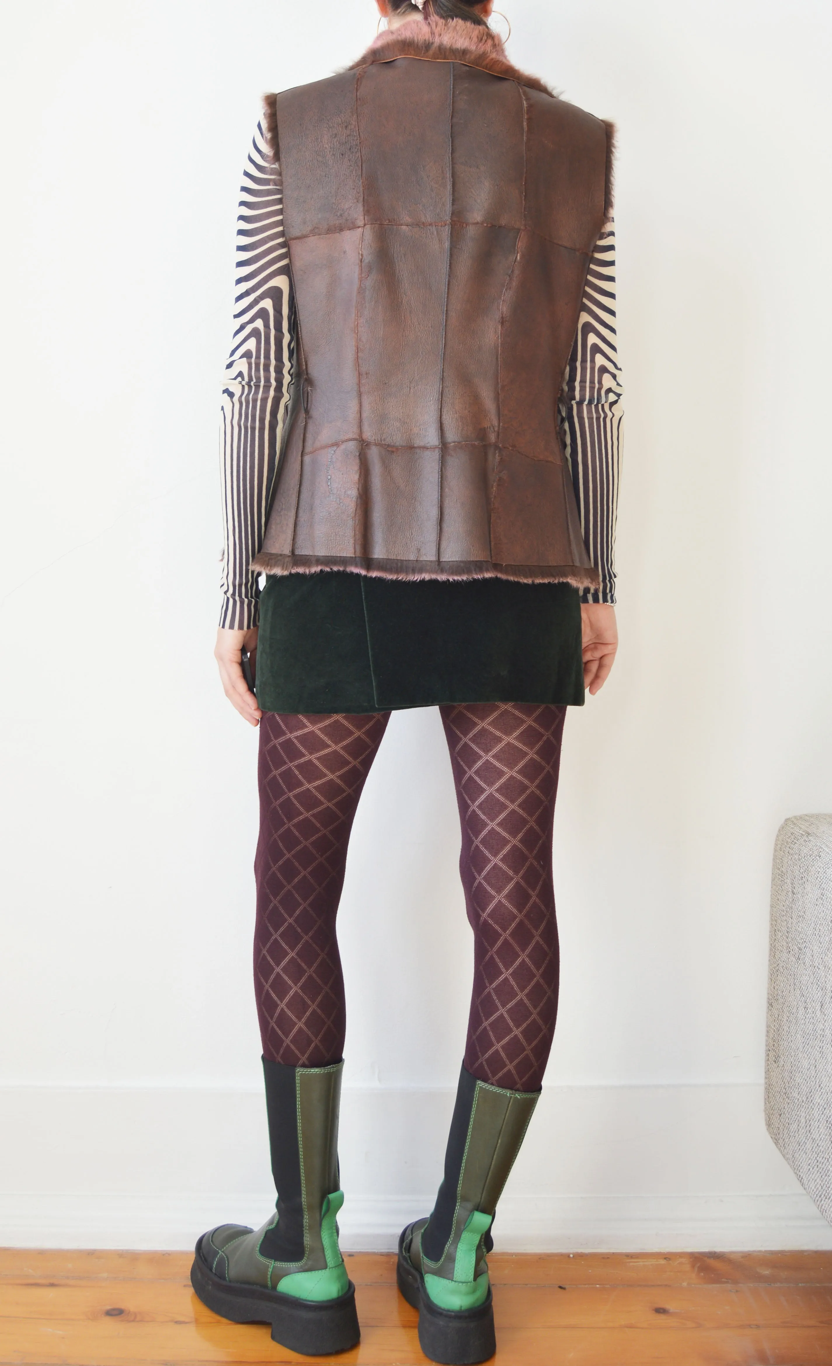 Vintage Iceberg Reversible Fur Gilet
