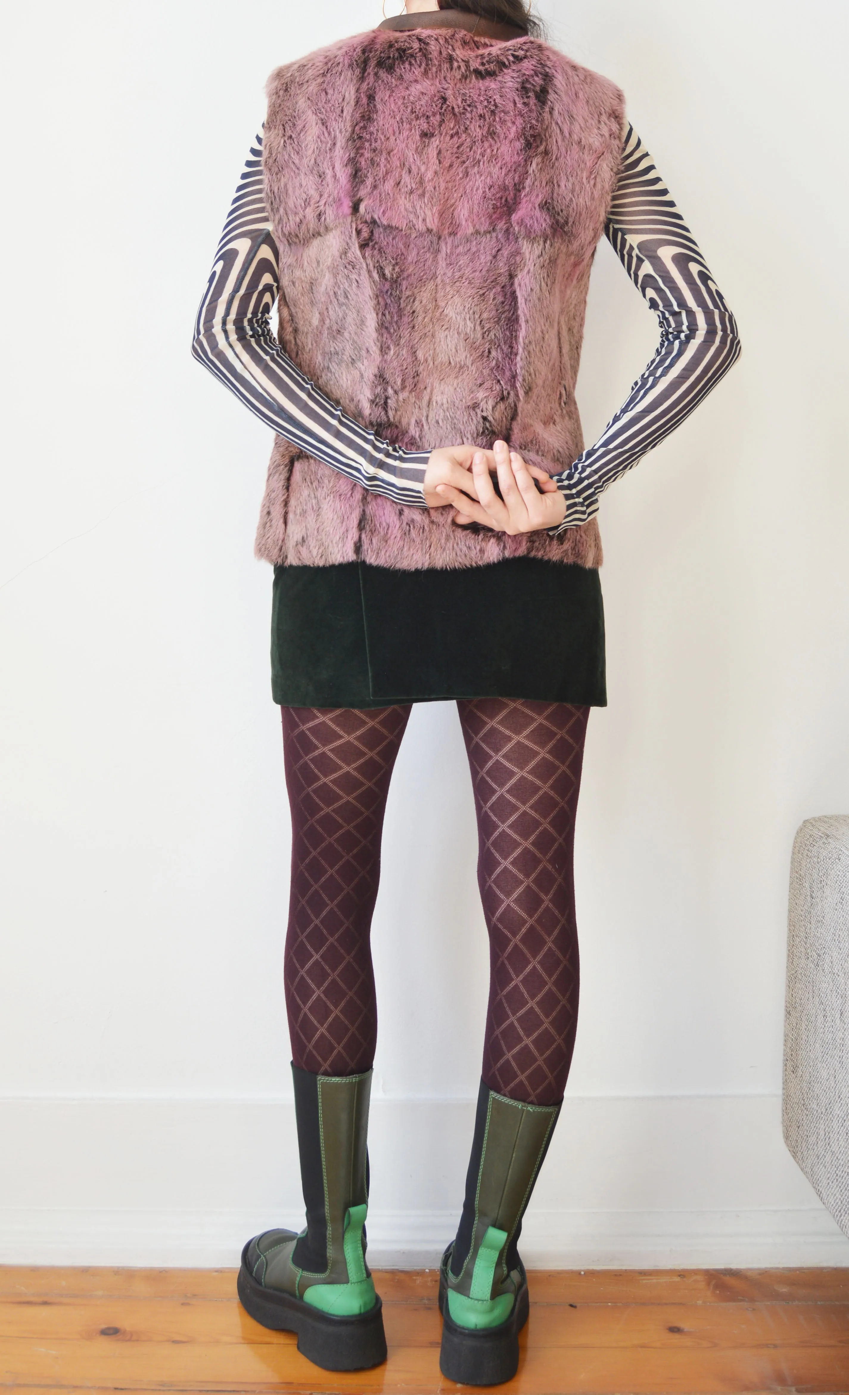 Vintage Iceberg Reversible Fur Gilet