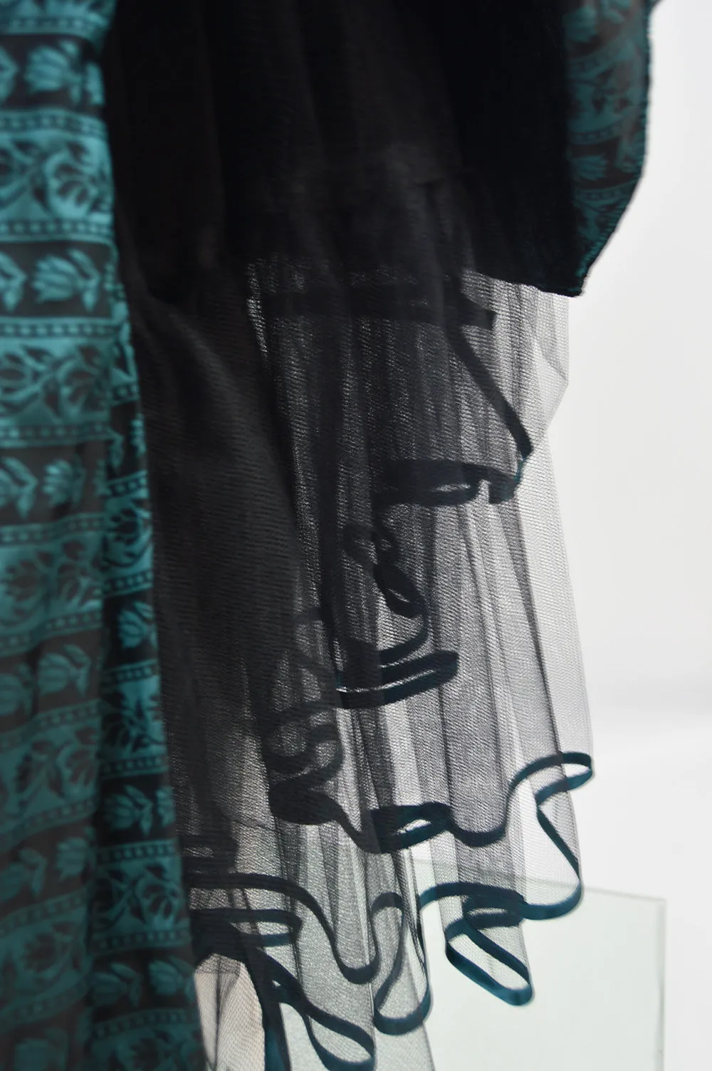 Vintage Women's Jacquard Evening Dress, 1980s