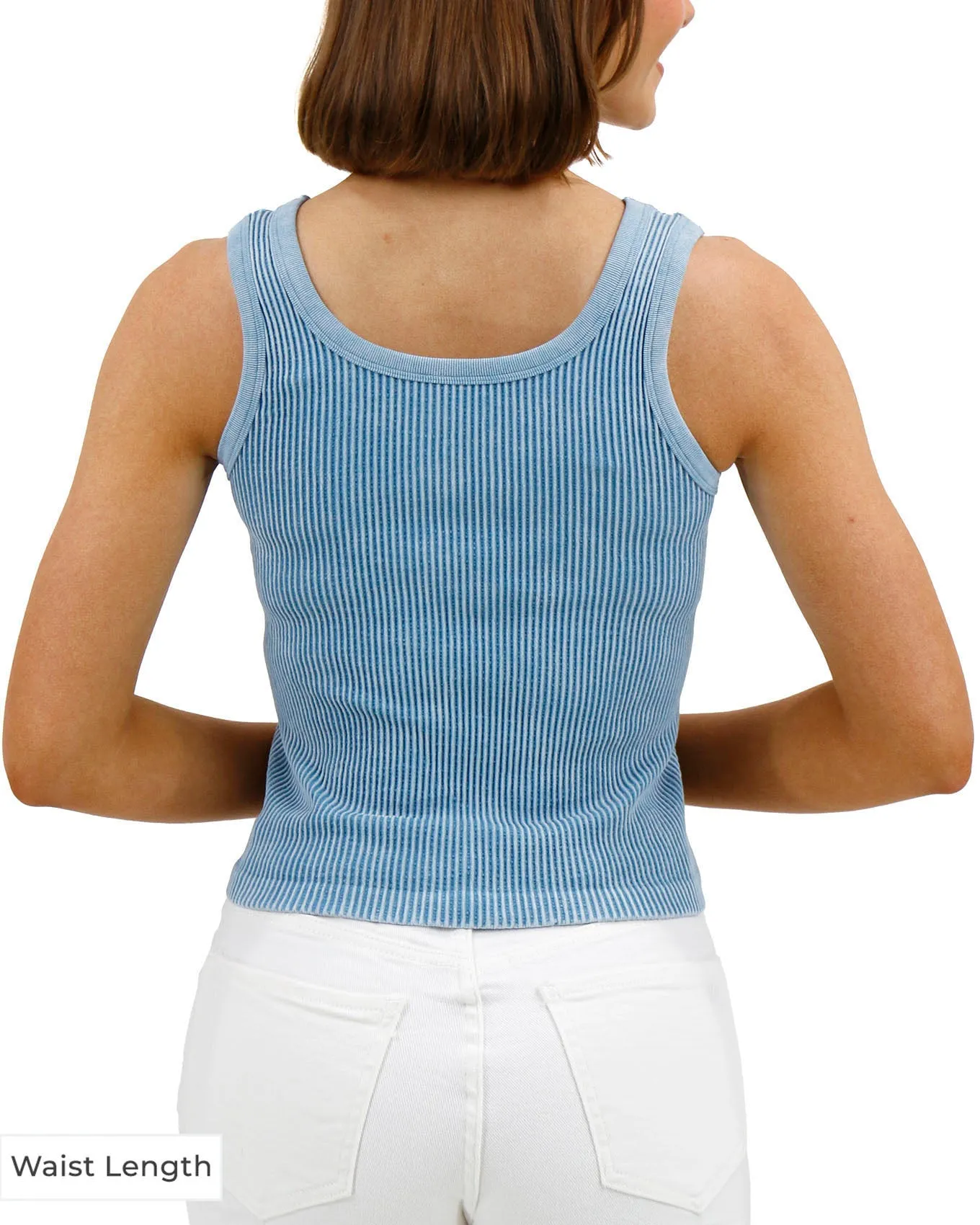 Washed Sky Brami Tank - FINAL SALE