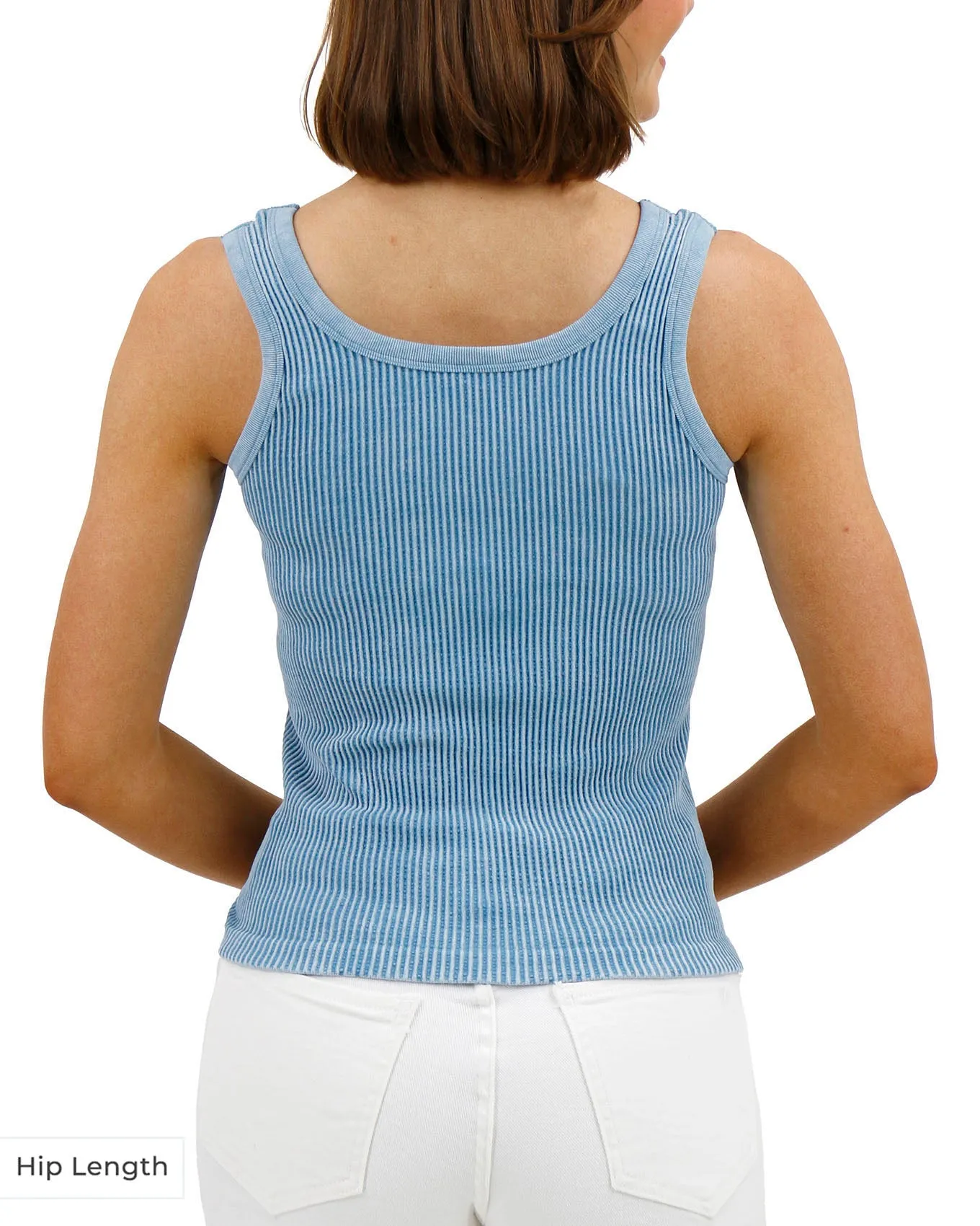 Washed Sky Brami Tank - FINAL SALE