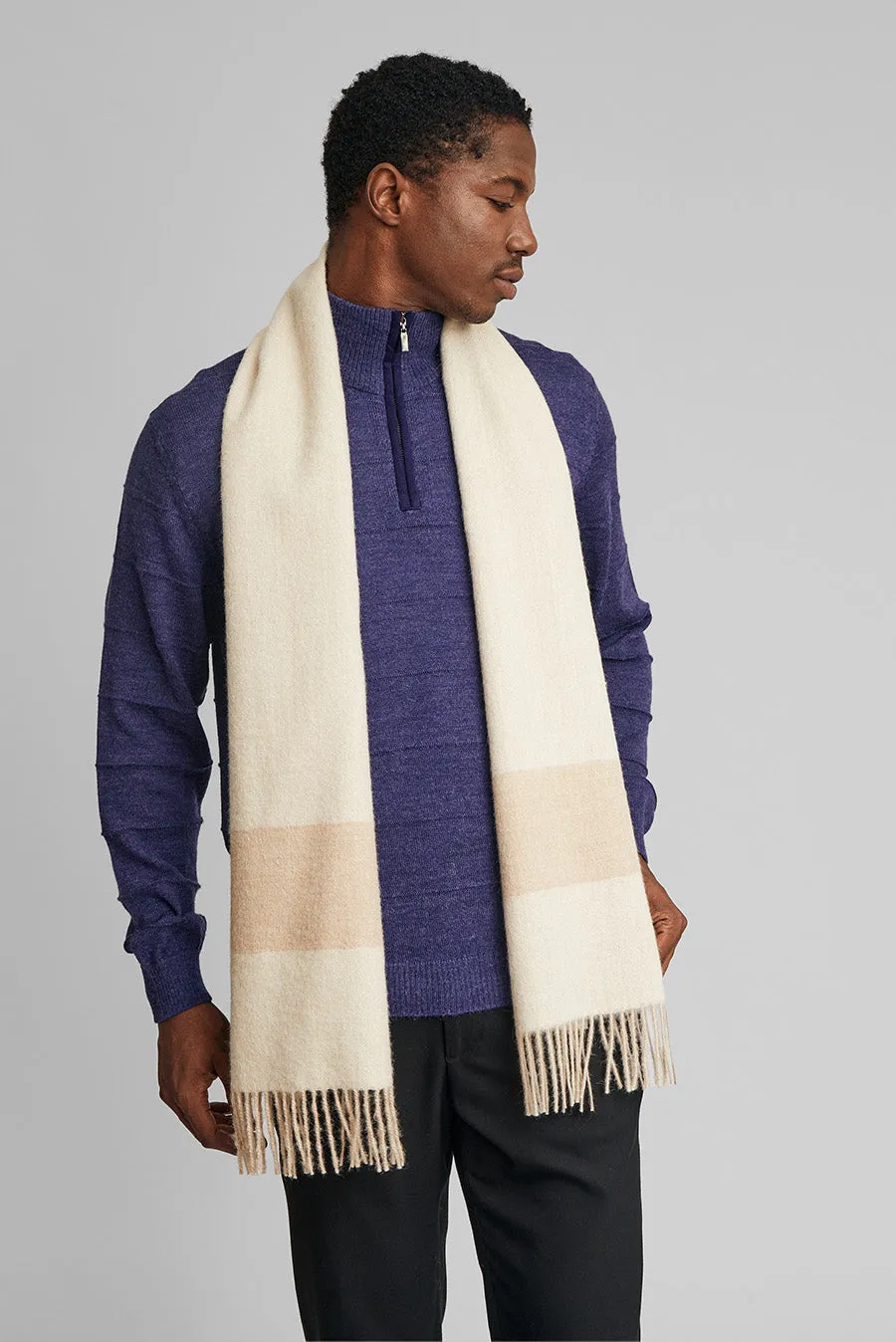 Welche Scarf Baby Alpaca Color Beige