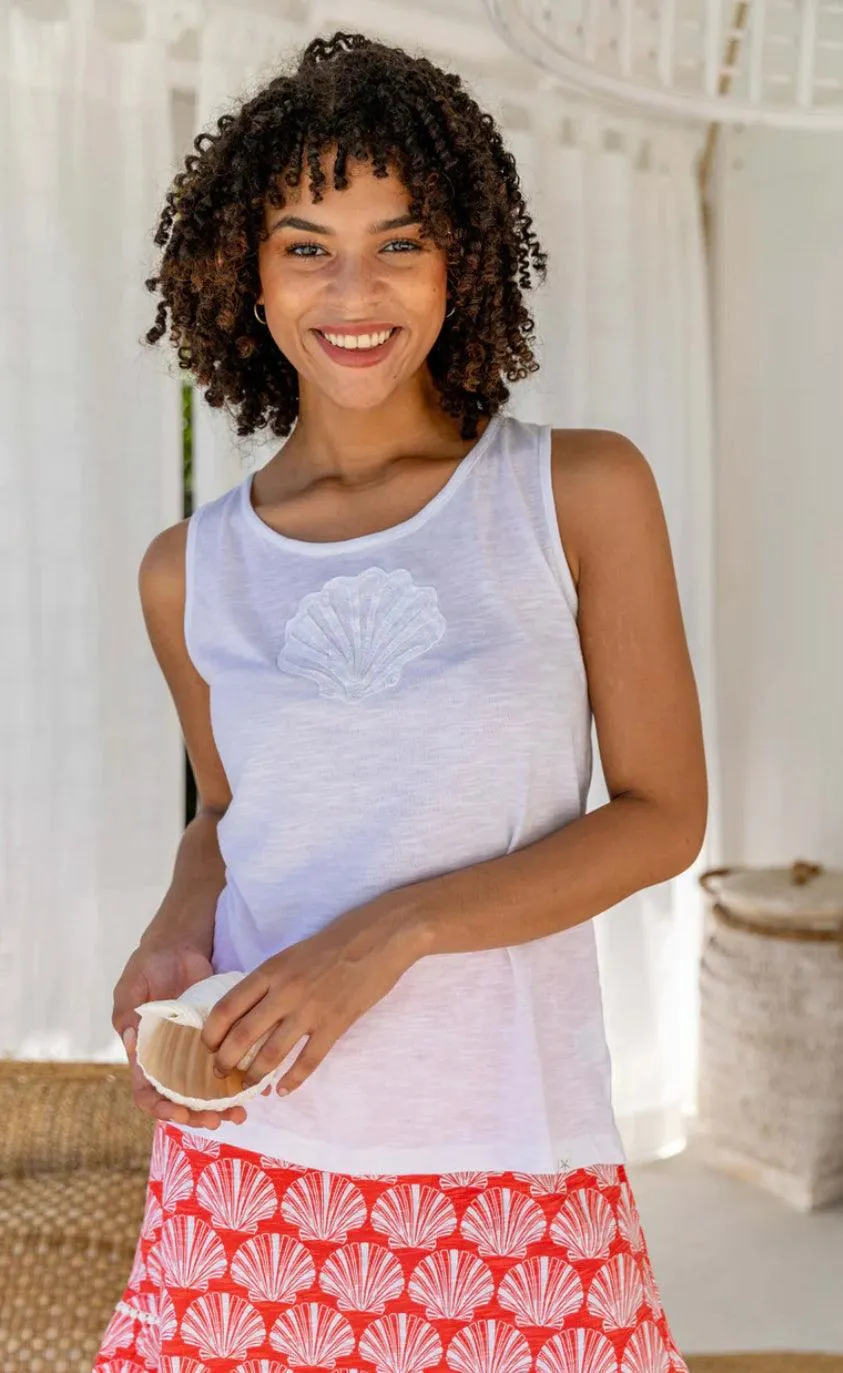 West Indies Wear Seashell Tank Top