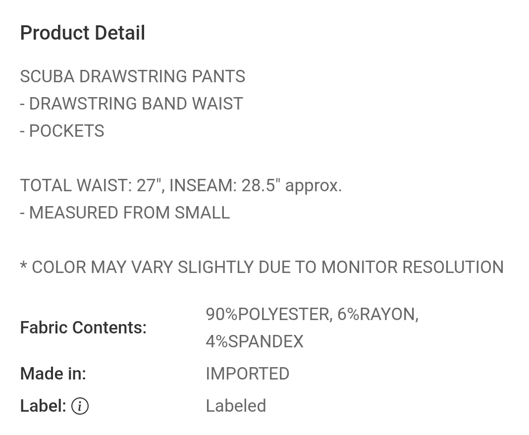 Wide Leg Joggers