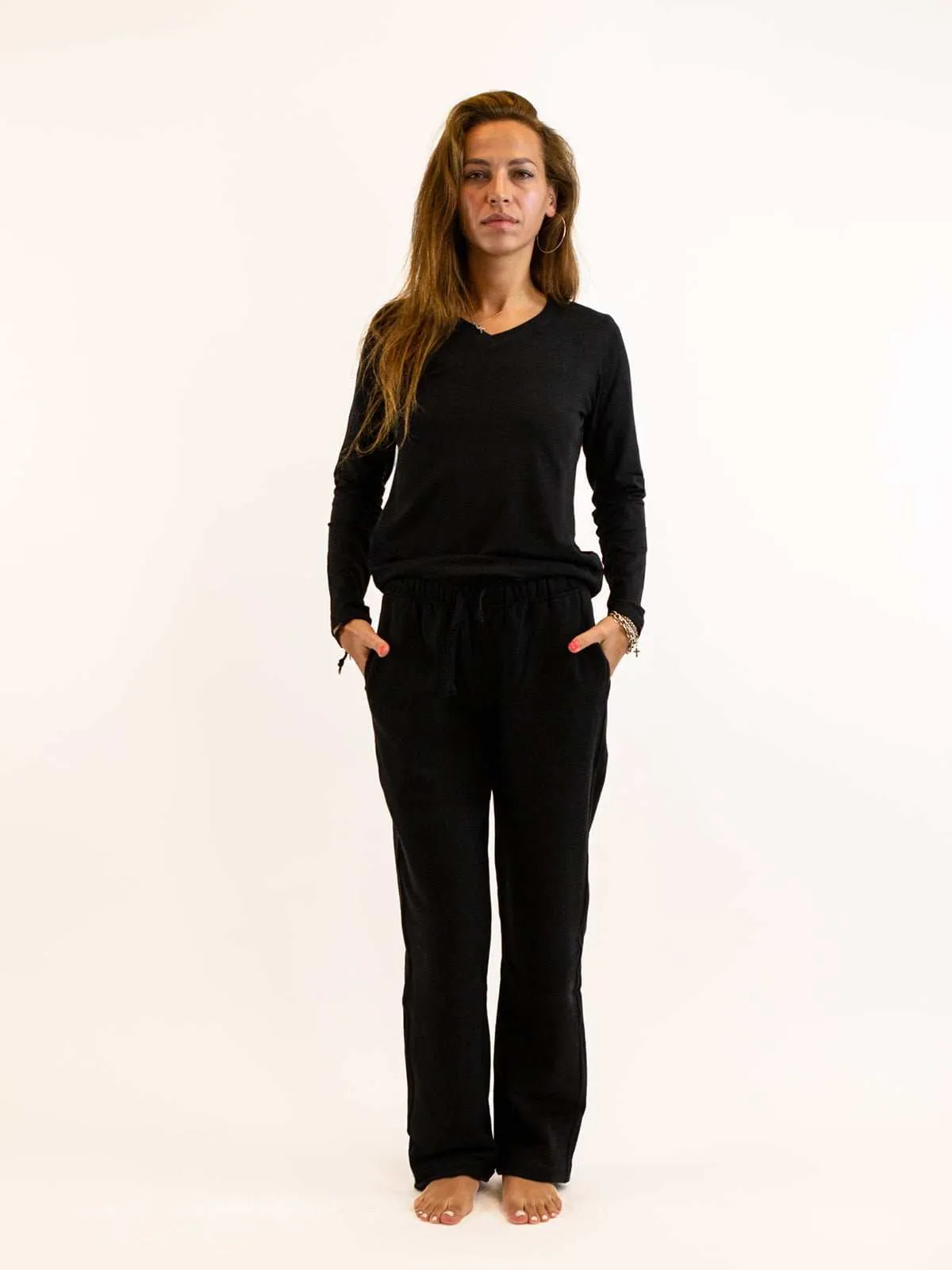 Women's Hemp and Organic Cotton Fleece Sweatpants