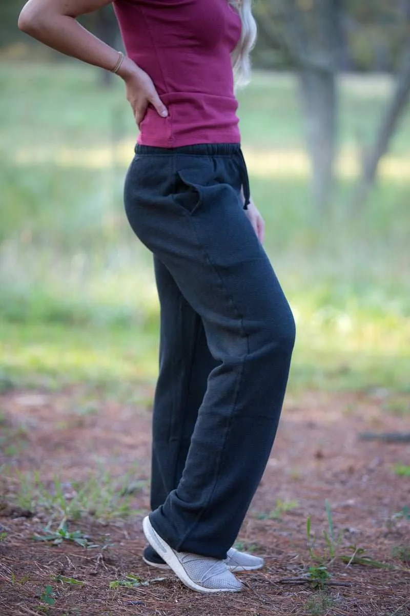 Women's Hemp and Organic Cotton Fleece Sweatpants