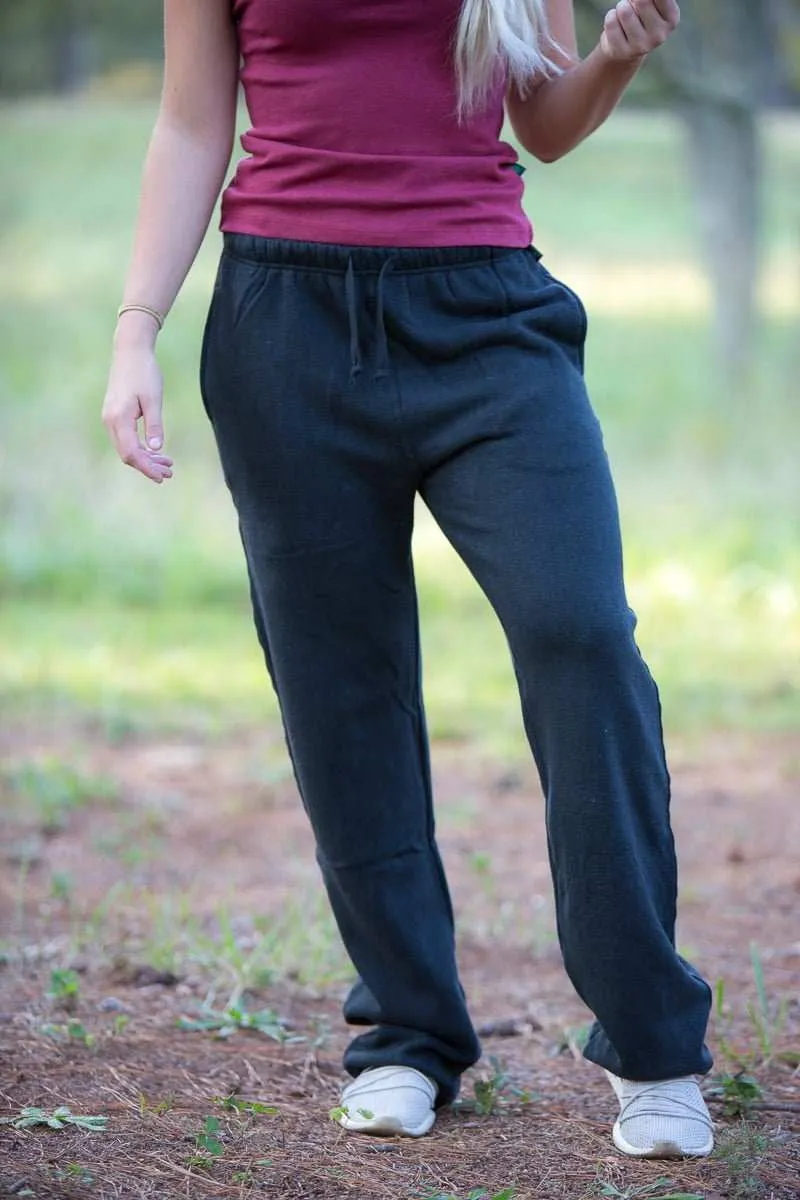 Women's Hemp and Organic Cotton Fleece Sweatpants