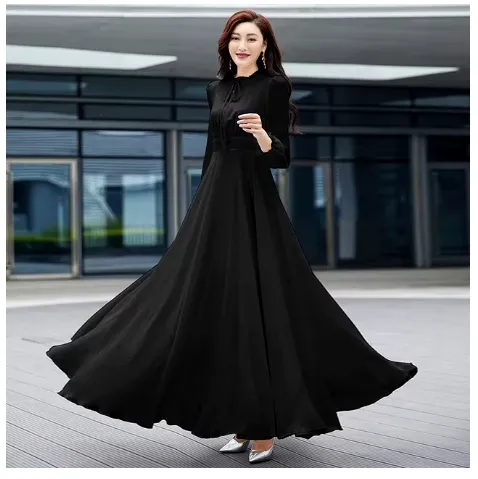 Women's Maxi Dress - Women's Vintage Spring/Autumn Maxi Dress