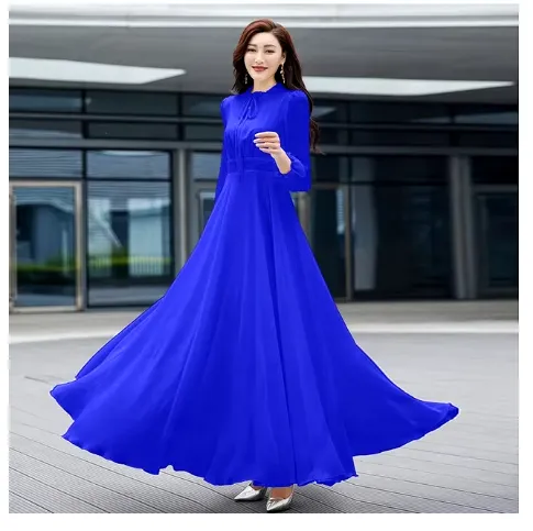 Women's Maxi Dress - Women's Vintage Spring/Autumn Maxi Dress