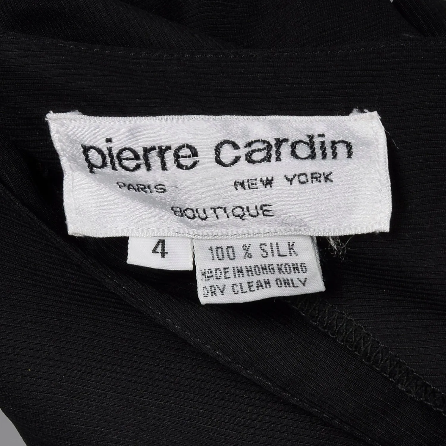 XS Pierre Cardin 1980s Avant Garde Dress