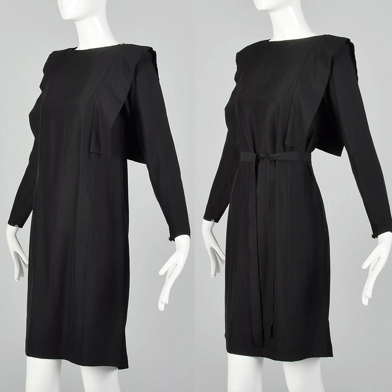 XS Pierre Cardin 1980s Avant Garde Dress