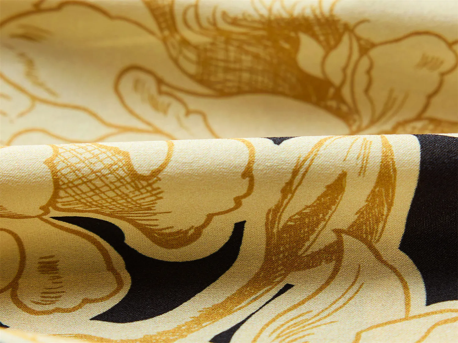 YAYING Printed Mulberry Silk Dress
