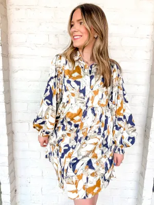 Years Ahead Dress Navy