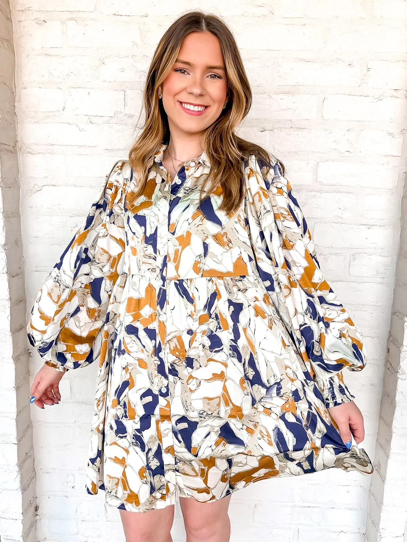 Years Ahead Dress Navy