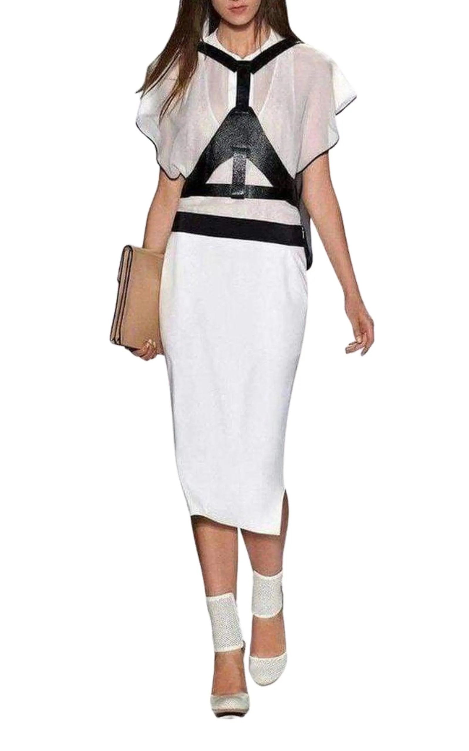 Yvette Talk/Black Silk Dress