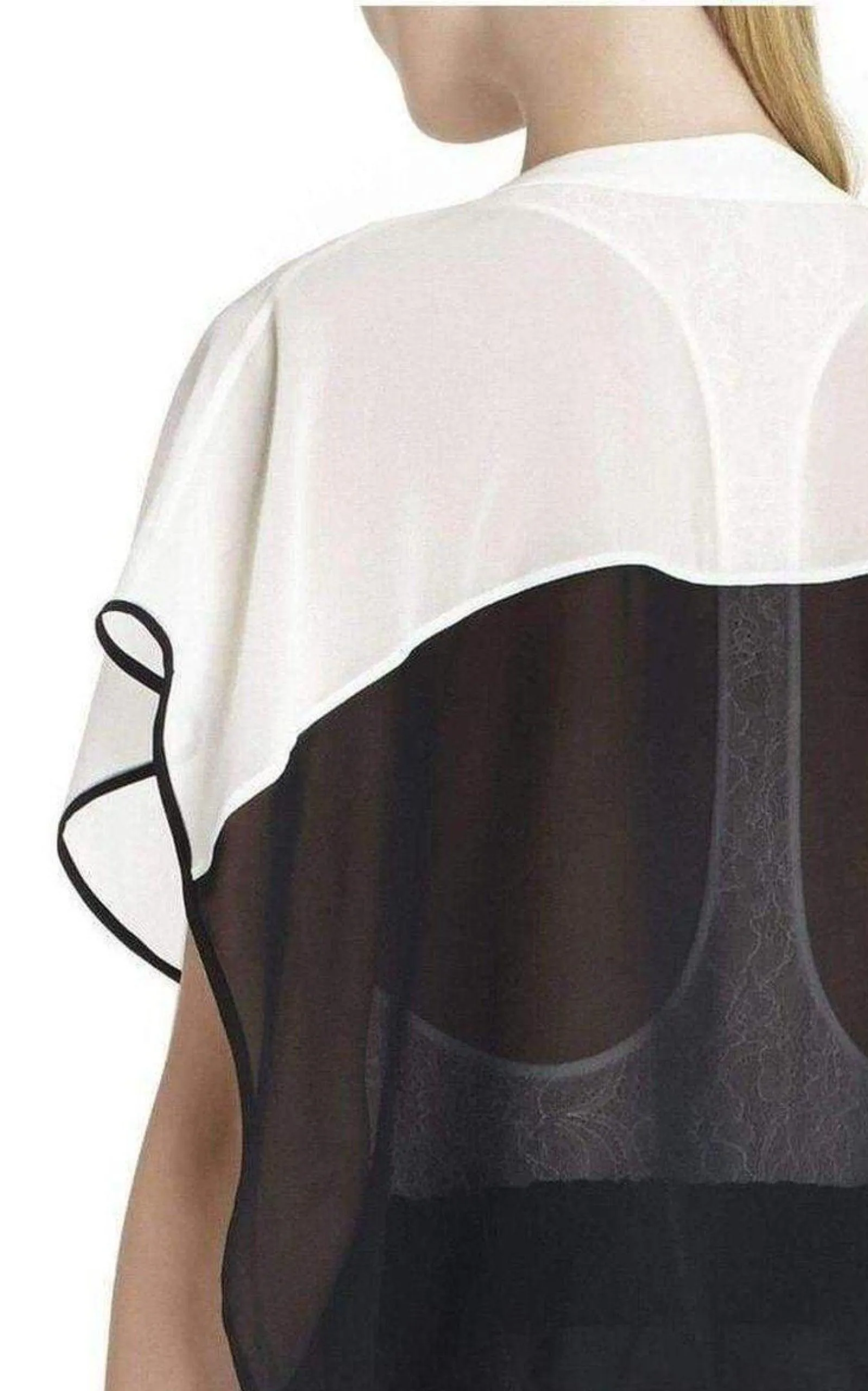 Yvette Talk/Black Silk Dress