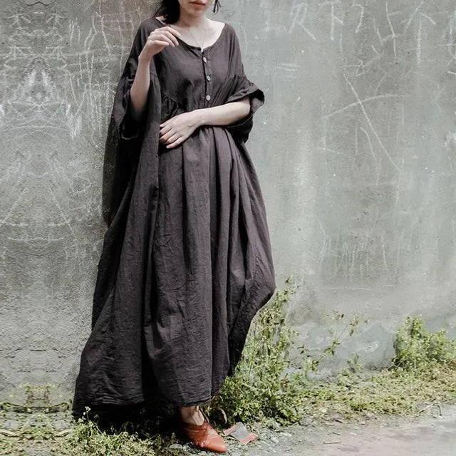 Zen Days Linen Maxi Dress