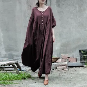 Zen Days Linen Maxi Dress