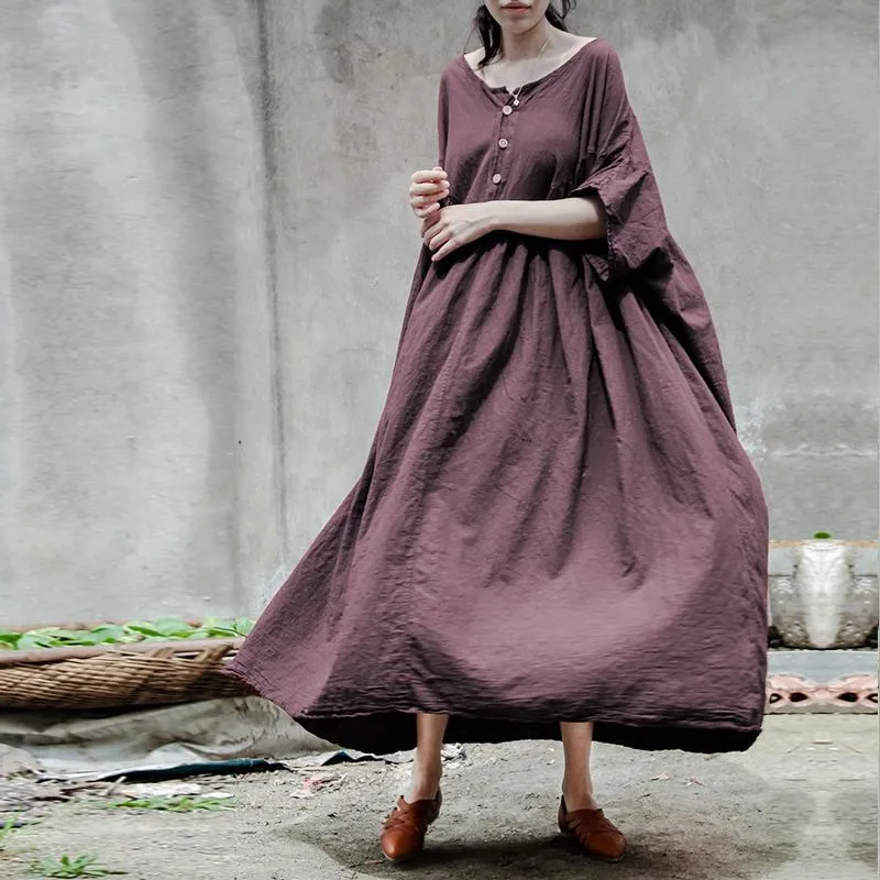 Zen Days Linen Maxi Dress
