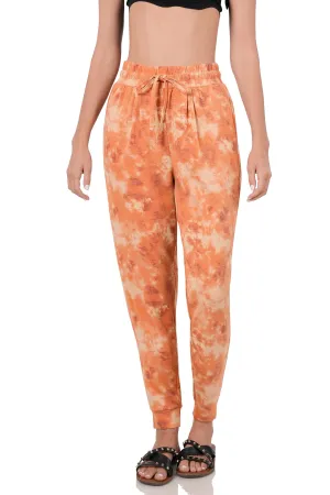 Zenana French Terry Tie Dye Drawstring Jogger